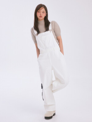 Ruddy overall pants (white)