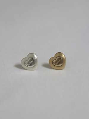 [단독] Love line earrings (2 colors)