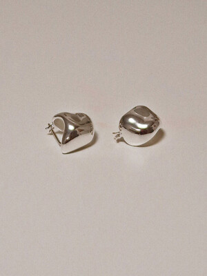 Stone Earrings Silver