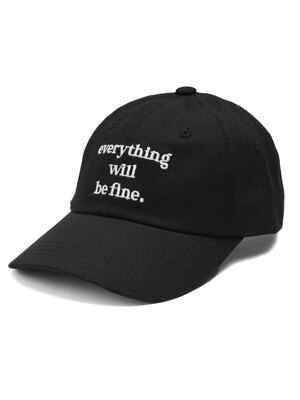 EVERYTHING BALL CAP BLACK