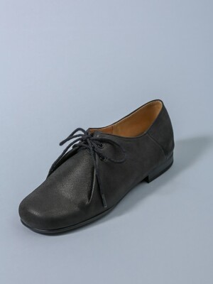 Nubuck Pouch Shoes_Black HS1708