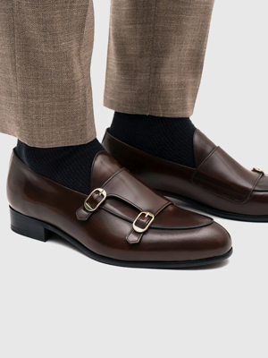 Liberty_Monk Loafers C.Brown ad / ALC033