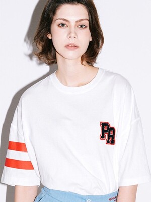 RED LINE T SHIRT [WHITE]
