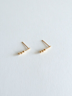 Seed earring [silver/gold]