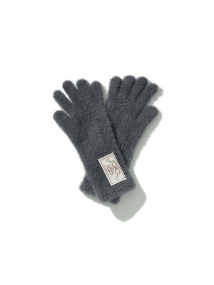 lotsyou_Puppy Fuzzy Gloves Gray