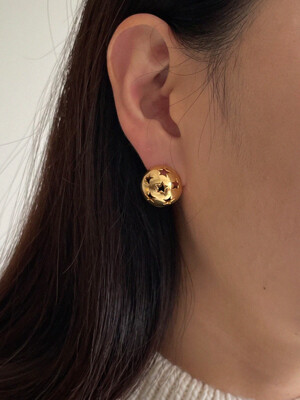 [silver925] star ball earring (2color)