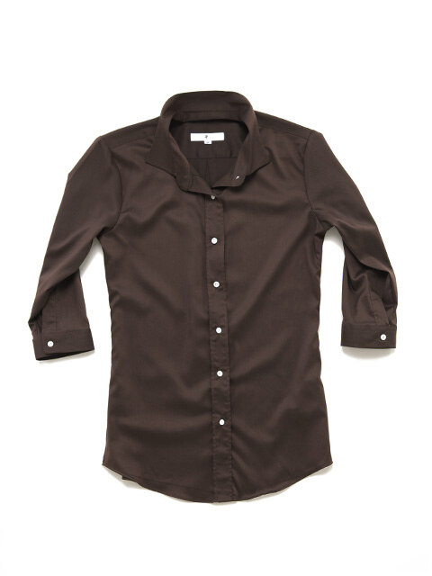 chic shirts (Brown) #AS1535