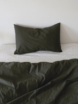 Khaki Black pillow cover