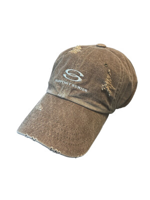 SUPPORT SERIES WASHING BALL CAP BROWN