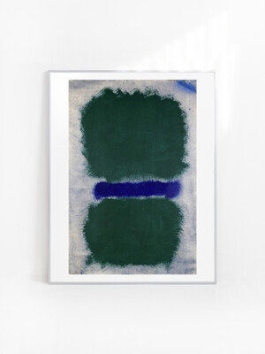 [마크 로스코] Green Divided by Blue, 56 x 71 cm