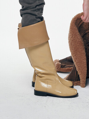 2way Knee-high Boots _ BUTTER