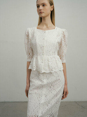 Sopia lace One piece (ivory)