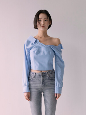 Ines shirts bustier (Blue)