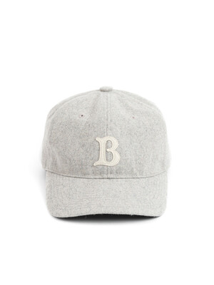 LB WOOL BASEBALL CAP (light grey)