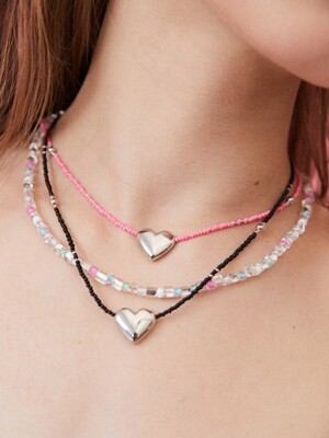 [단독]Heart Candy Beads Necklace_VH2336NE027B