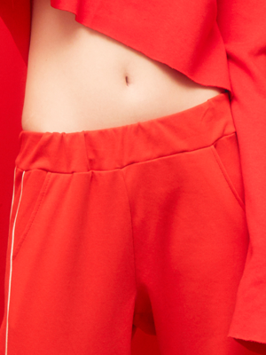 TRACK SHORT PANTS (RED)