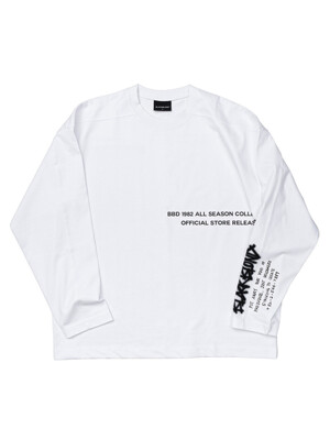 BBD 1982 No Sympathy Long T-Shirt (White)