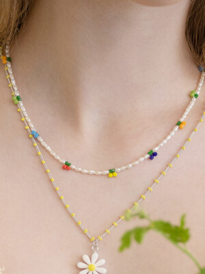 cherry pearl necklace (MULTI)
