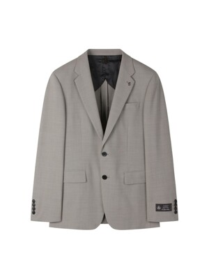 fabio jebric plain beige suit jacket_CWFBM24405BEL