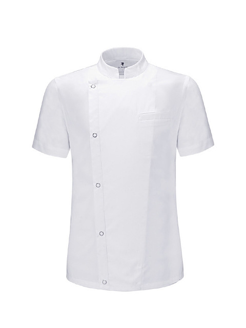 basic 1/2 chef coat (white) #AJ1528