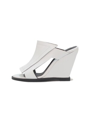 SQUARE MULE WEDGES_WHITE