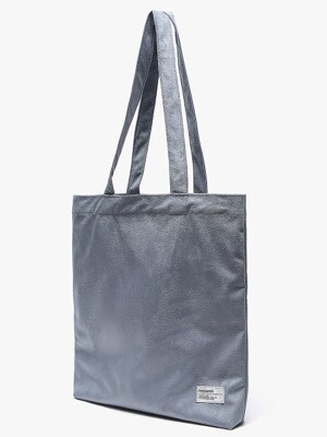 SUEDE ECO BAG (LIGHT GREY)