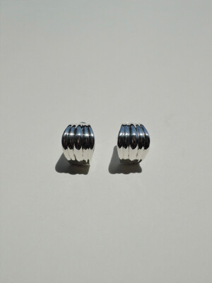 Small Bourree Earrings (Silver)