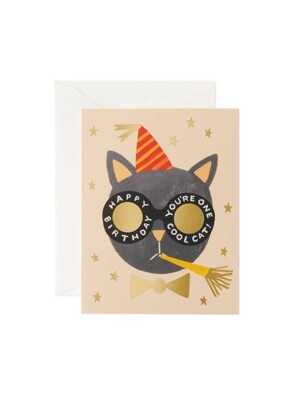 라이플페이퍼 Birthday Cat Card 생일 카드