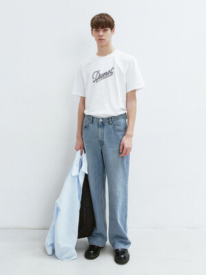UNISEX CHAIN LOGO T-SHIRT OFF WHITE_M_UDTS4B131OW