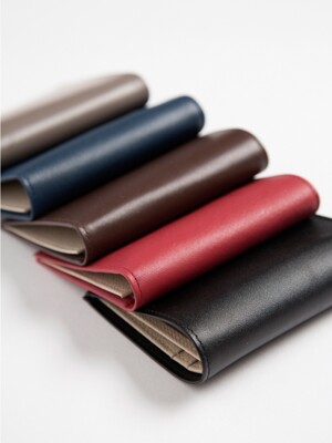 리얼가죽지갑LEATHER SLIM WALLET - YS3019 /5 COLOR