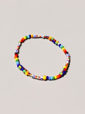 Clolor pattern mix beads band Bracelet 컬러 패턴 믹스 비즈 패션 밴드 팔찌