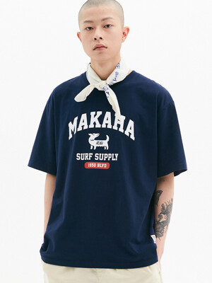 MAKAHA DOG T-SHIRTS / NAVY