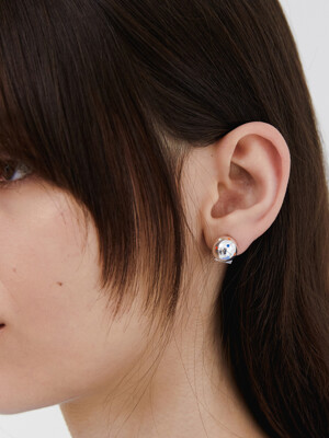 cosmic earring - silver