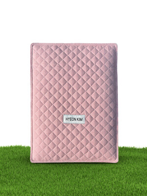 GINGHAM CHECK OLGA 깅엄체크 올가 태블릿 파우치 - 핑크