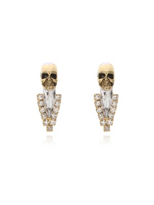 Skull Cap Earring_GOLD