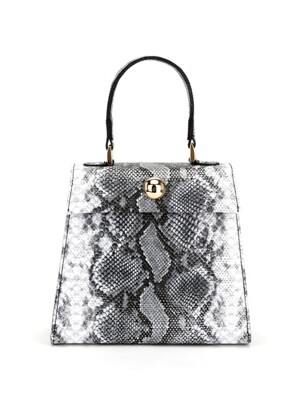 Morena Python Silver Handbag