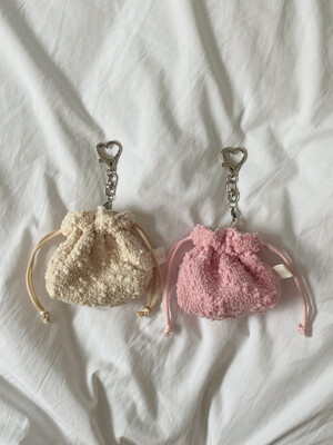 Cocoball Tweed AirPod Pouch Keyring (2 Colors)