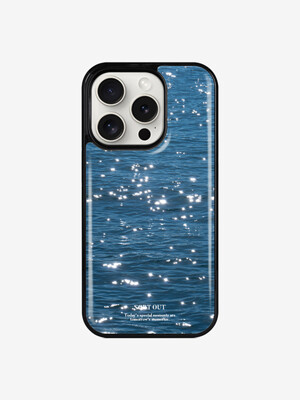 deep blue sea sparkle epoxy case