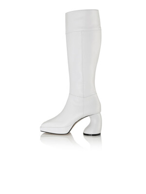 Doris Long Boots / 21AW-B571 / WHITE