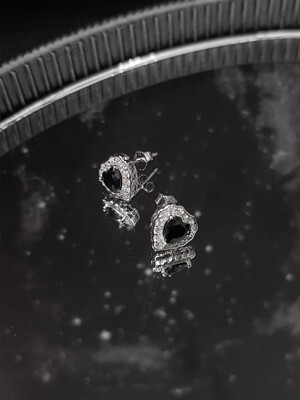 [단독] [Silver925] Moika Heart Earrings (4COLORS)