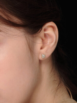 rebradorite heart earrings