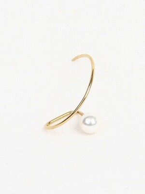 SINGLE PEARL BANGBANG EARRING_1808S