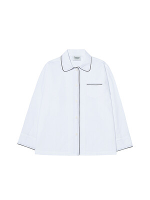 Nice and Easy Pajama Set (Clean White)