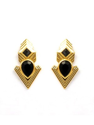 black arrow earrings