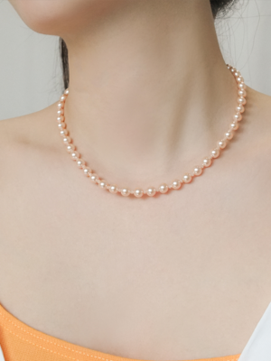 [SILVER] 6SW PEARL BEADS N (CORAL)