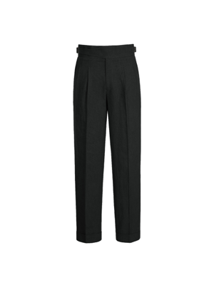 8s Linen Gurkha Trousers (Black)