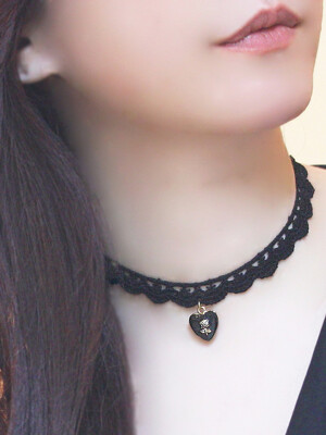 [Glam choker series] Lace Heart