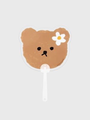 Dot flower bear(부채)