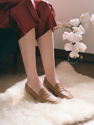 rim 008-1 penny loafer (Nudy brown)