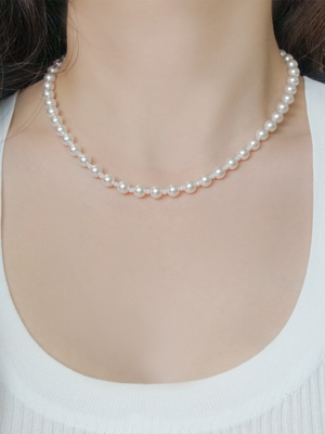 [SILVER] 6SW PEARL BEADS N (WHITE)